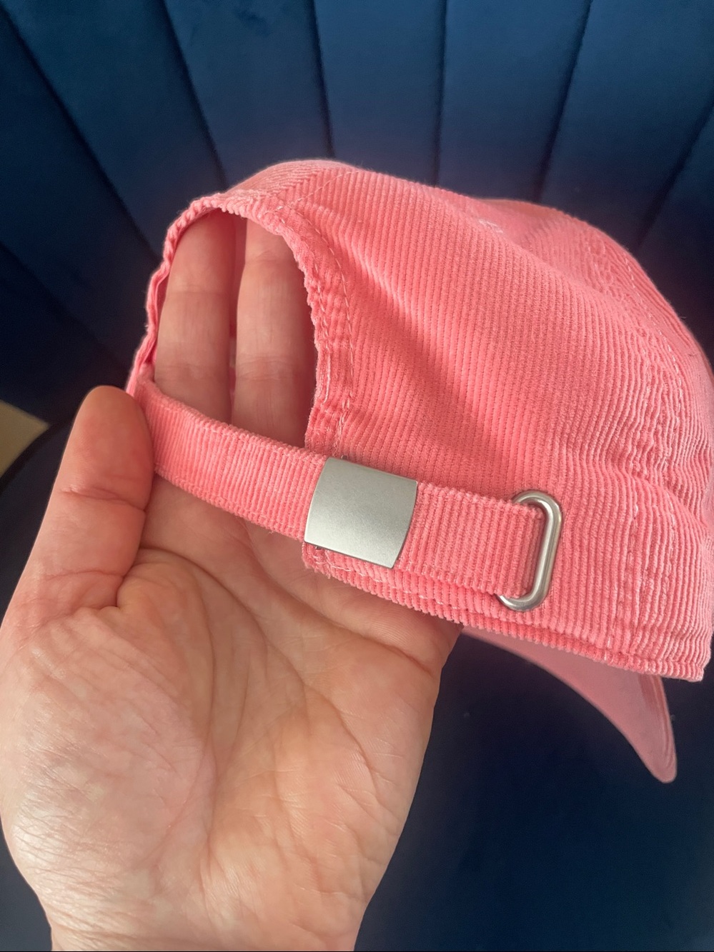 BNWT AERIE Coral Pink Baseball Cap - Picture 2 of 3